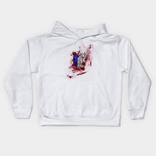 Attack on titans 2 ( bloody wings of freedom ) Kids Hoodie